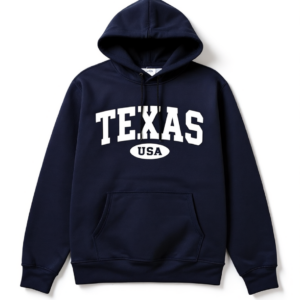 Texas VNA Hoodie – Classic Navy Blue Sweatshirt for Men and Women